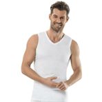 Tutku Erkek 0401 V Yaka Pamuklu Spor Fanila 6 Adet, Beyaz, S
