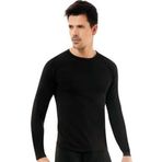 Tutku Erkek 126 Kıılık Termal Uzun Kol Fanila Atlet, Siyah, XL XL