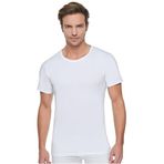 Tutku Erkek 2 Adet Bisiklet Yaka Atlet Fanila, Beyaz, 4XL