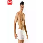 Tutku Erkek 20'li Paket %100 Pamuk Likralı Boxer Siyah-Beyaz-Gri TRNT10391