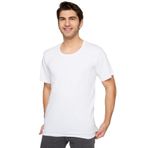 Tutku Erkek 3'lü Paket%100 Pamuk Bisiklet Yaka T-Shirt, Beyaz