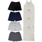 Tutku Erkek 4 Adet Boxer 4 Adet Atlet-8Li Paket