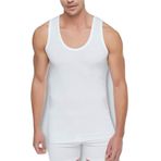 Tutku Erkek Atlet,%100 Pamuklu Ribana, Beyaz, 3XL Beden, 4'lü Paket