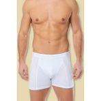 Tutku Erkek Beyaz 6'lı Paket Elastan Streç Boxer Rahat Kullanım İçin Tasarlandı - 2XL