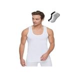 Tutku Erkek Beyaz Atlet 6'lı Paket 3 Adet Siyah Beyaz Gri Çorap Yeni Sezon, 3'lü Beyaz, 2XL
