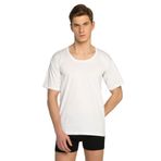 Tutku Erkek Beyaz Bisiklet Yaka Fanila, 12'li Paket, 3XL Beden