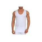 Tutku Erkek Beyaz Pamuklu Atlet, İç Giyim, 4'lü Paket, 2XL