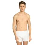 Tutku Erkek Boxer, 3'lü Paket, Pamuklu Likralı, Beyaz, 2XL Beden