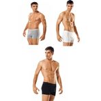 Tutku Erkek Boxer Paçalı Don, Pamuklu Likralı, 3'lü Paket, Karışık Renkler, 2XL