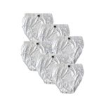 Tutku Erkek Çocuk 6'lı Paket Kom Slip Külot%100 Pamuklu, Beyaz, 8-9 Yaş
