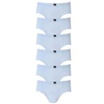 Tutku Erkek Çocuk Beyaz Pamuklu Slip Külot 6 Lı Paket