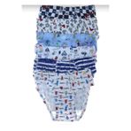 Tutku Erkek Çocuk Desenli Slip Külot, 6'lı Set, Çok Renkli, 3-4 Yaş