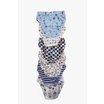 Tutku Erkek Çocuk Slip Külot, Elastan, Karışık Desenli, Mavi, 7-8 Yaş, 12'li Paket