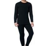 Tutku Erkek Çocuk Termal İç Giyim Takımı,%60 Polyester%35 Viskoz%5 Elastan, Siyah, 11-13 Yaş