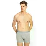 Tutku Erkek Gri Likralı Boxer 3 Adet 11433