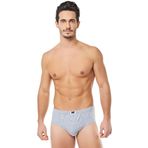 Tutku Erkek Gri Slip Külot,%100 Pamuk, Penye Kumaş, 6'lı Paket, 4XL Beden