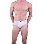 Tutku Erkek Kom İç Giyim Slip Külot 6'lı 109, Beyaz, L