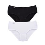 Tutku Erkek Külot 2li Set, Siyah Beyaz, XL/2XL Beden