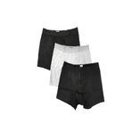 Tutku Erkek Likralı Elastan Boxer Renk 12'li Paket, Gri, 2XL