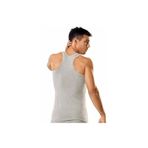 Tutku Erkek Likralı Elastan Sporcu Atlet Beyaz 4Lü Paket, Gri, L