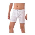 Tutku Erkek Paçalı Boxer,%100 Pamuklu, 6'lı Paket, Beyaz, L Beden