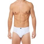 Tutku Erkek Pamuklu Tutku Tekli Slip Külot, Beyaz, XL