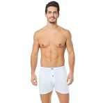 Tutku Erkek Penye Düğmeli Düz Boxer