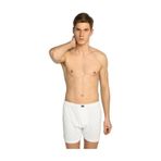 Tutku Erkek Ribana (Likralı) Arjantin (Paçalı) Boxer 6'lı Paket (), Beyaz, 3XL