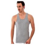 Tutku Erkek Ribana Rambo Atlet Yeni Sezon (11 Adet Paket), Gri, XL