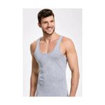 Tutku Erkek Ribana Spor Atlet Beyaz 3'lü Kf-Rambo-01, Gri, L
