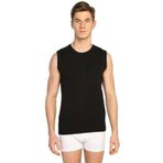 Tutku Erkek Ribana Spor Fanila 6'lı 0108, Siyah, 2XL