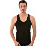 Tutku Erkek Siyah 3'lü Paket Ribana Atlet - XL - 001-Siyah