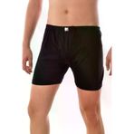Tutku Erkek Siyah 6 Adet Paçalı Boxer 0111 0111-2