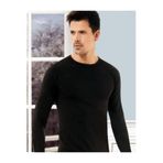 Tutku Erkek Siyah Uzun Kollu Thermal İçlik,%60 Polyester,%35 Viskoz,%5 Elastan