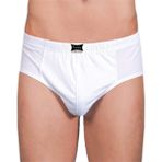 Tutku Erkek Slip Külot Beyaz 6 Lı Paket - XS