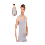 Tutku Erkek Sporcu Atleti, 2'li Paket, Gri, S Beden