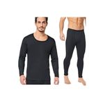 Tutku Erkek Termal Içlik Alt-Üst Takım - Siyah - 2XL