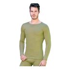 Tutku Erkek Thermal Uzun Kollu Haki Fanila Yeni Sezon (2 Adet Ekonomik Paket), Yeşil, M