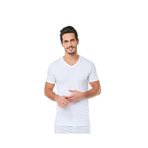 Tutku Erkek V Yaka Fanila, Ribana Kumaş, Beyaz, 2XL Beden, 6'lı Paket