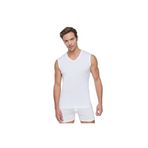 Tutku Erkek V Yaka Spor Fanila 6 Adet, Beyaz, XL