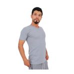 Tutku Erkek V-Yaka T-Shirt, Gri, 2XL Beden, 3'lü Paket