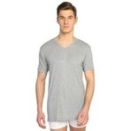 Tutku Erkek V Yaka T-Shirt, Gri, L Beden
