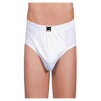 Tutku Erkek%100 Pamuk Penye 7'li Paket%100 Pamuk Penye Slip Külot Yeni Sezon, Beyaz, L