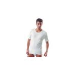 Tutku Fanila Bisiklet Yaka Yarım Kol Atlet, Beyaz, 3XL Beden