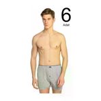 Tutku HBV00000BI1BD Penye Düğmeli Erkek Boxer 6'lı Paket