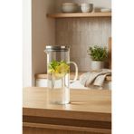 Tutku Home Metal Kapaklı Borosilikat Cam Sürahi - 1,5 Litre