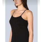 Tutku Ip Askılı Bayan Atlet - 4XL - Siyah