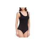 Tutku Kadın 3'lü Paket Çıtçıtlı Body Geniş Askılı Bady Atlet, Siyah, XL