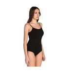 Tutku Kadın 3'lü Paket Ip Askılı Likralı Kancalı Çıtçıtlı Body Zıbın, M, TUTKU0148ArmadaShop3, Siyah