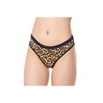 Tutku Kadın 5'li Pamuklu Elastan Yazılı Bikini Külot T715, Leopar Desenli, Standart